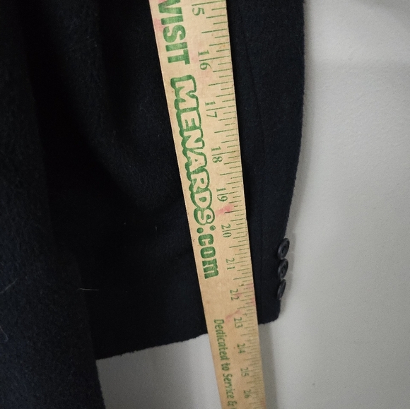 Kuppenheimer Men’s Peacoat Cashmere Blend Navy Blue England Quiet Luxury *read* - Picture 11 of 14